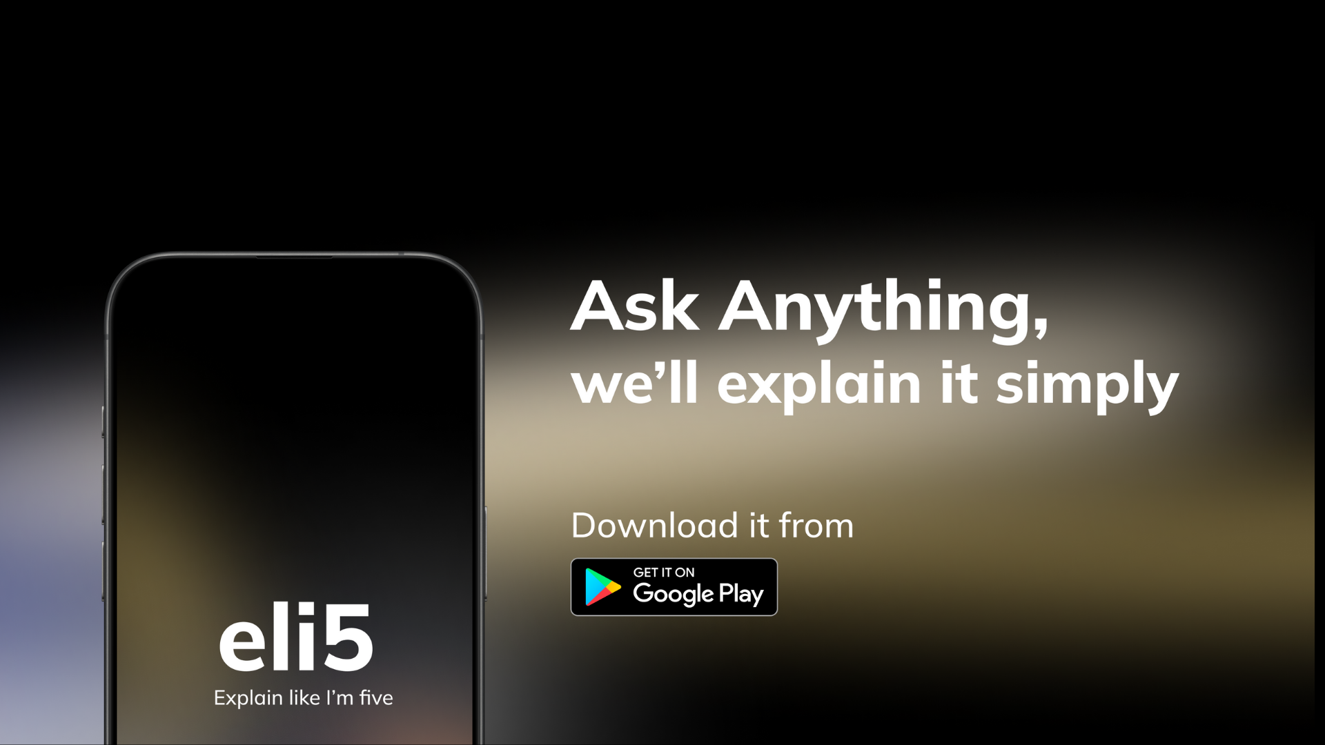 ELI5 Project Screenshot